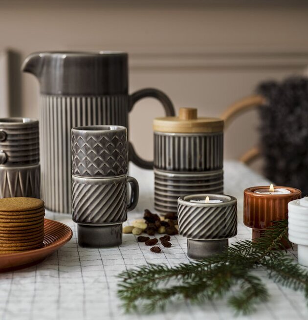 Coffee & More Skål Med Bambulock från Sagaform i köksmiljö