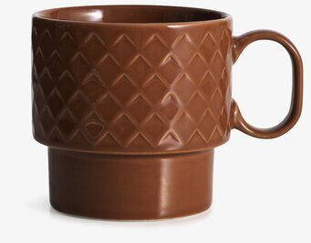 Coffee & More Temugg Terrakotta från Sagaform på vit bakgrund
