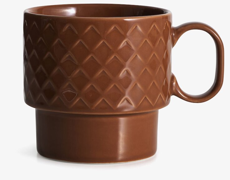 Coffee & More Temugg Terrakotta från Sagaform på vit bakgrund