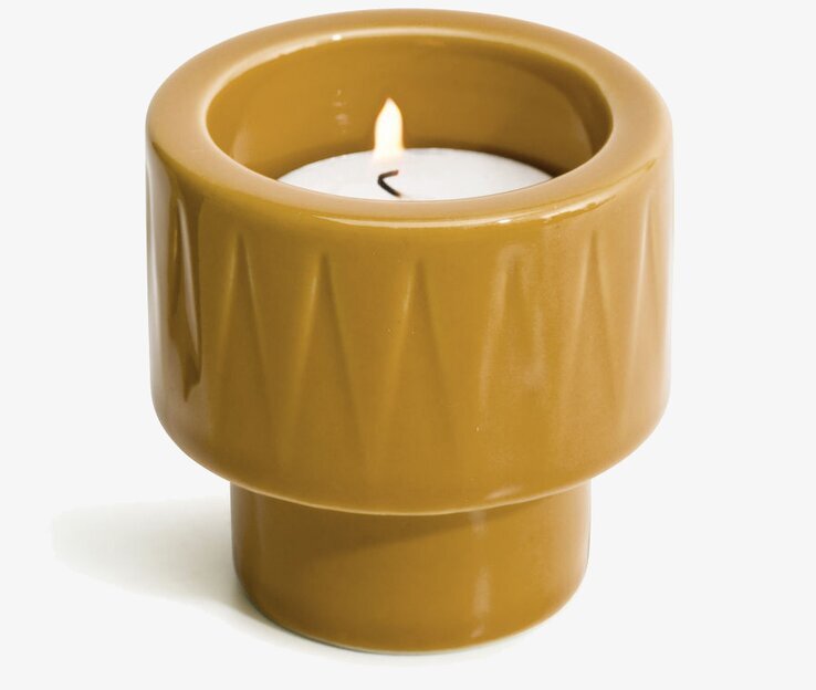 Ljuskopp/Äggkopp Coffee & More Gul från Sagaform