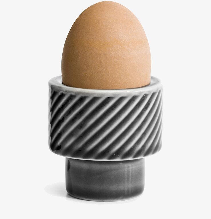 Ljuskopp/Äggkopp Coffee & More Grå från Sagaform