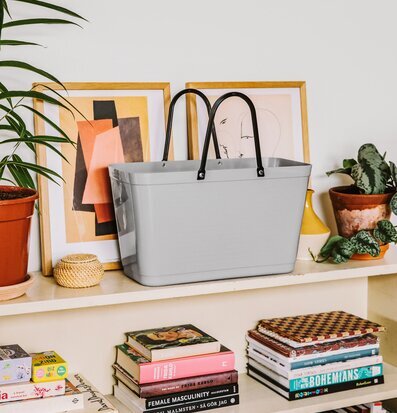 Väska Hinza Ljusgrå - Green Plastic från Hinza på hylla