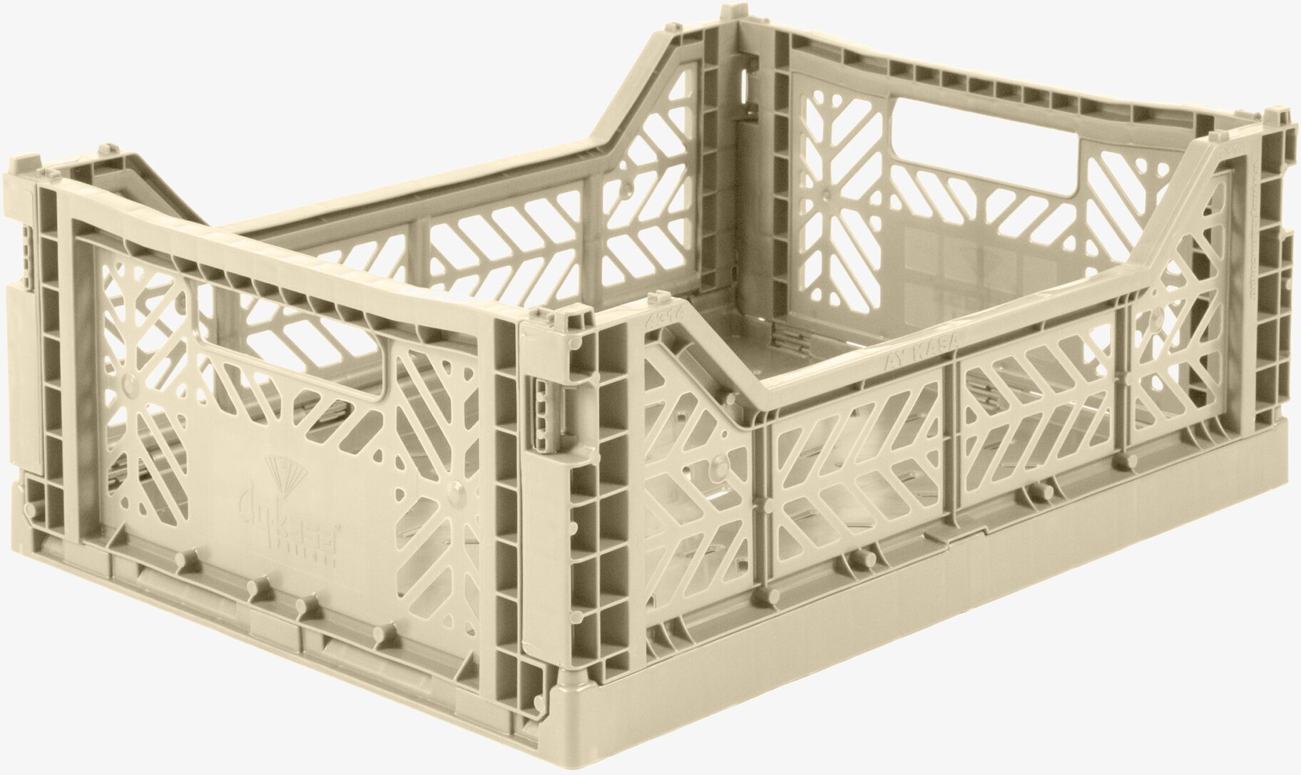 Förvaringsback Midi Boulder från Aykasa i beige färg