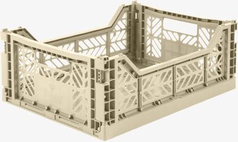 Förvaringsback Midi Boulder från Aykasa i beige färg