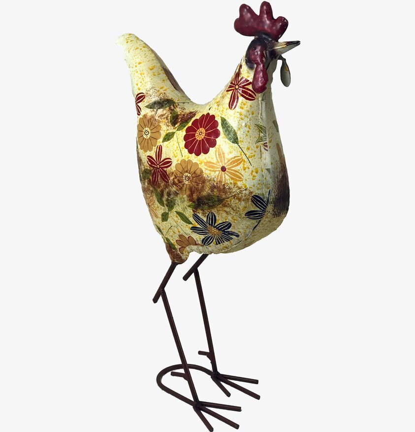 Tupp Blommig Metall Gul/Grön från Multi Agentur