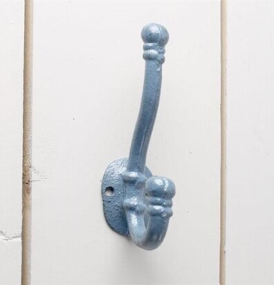 Krok Blå Metall från Multi Agentur på ljus väggpanel