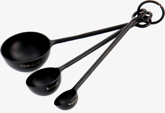 Måttsats Metall Svart från Ernst, tre mått på metallring