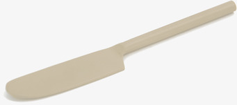 Smörkniv Metall Beige från Ernst på en ljus, neutral bakgrund