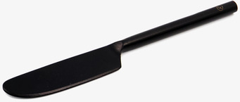 Smörkniv Metall Svart från Ernst på vit bakgrund