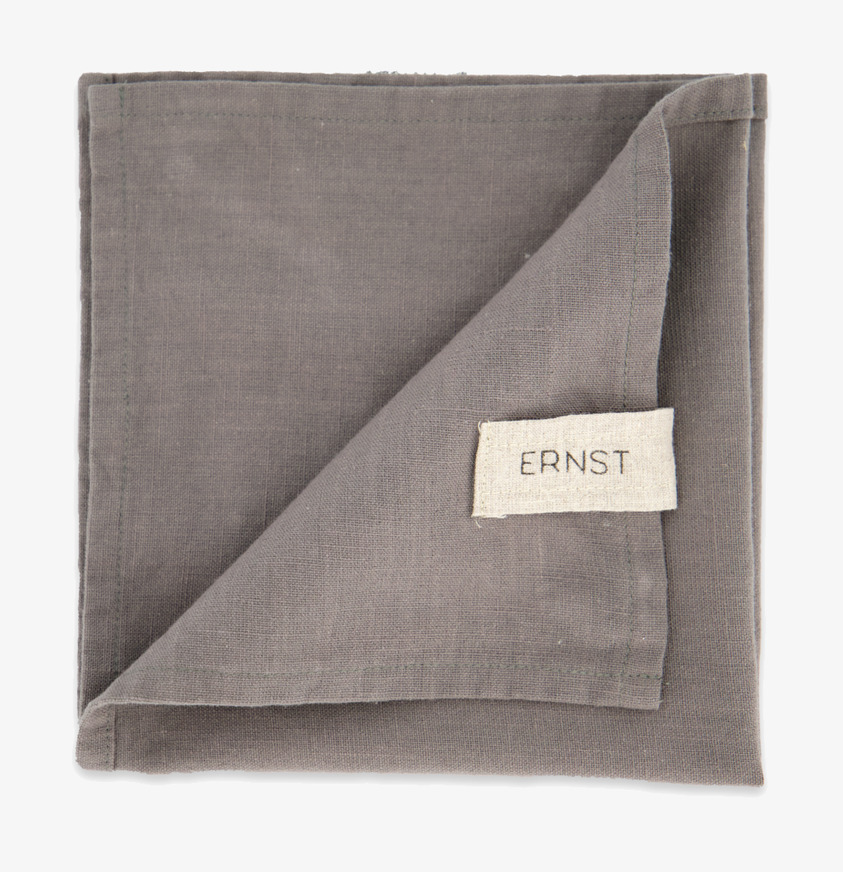 Tygservett Grå 2-Pack från Ernst i sofistikerad grå nyans