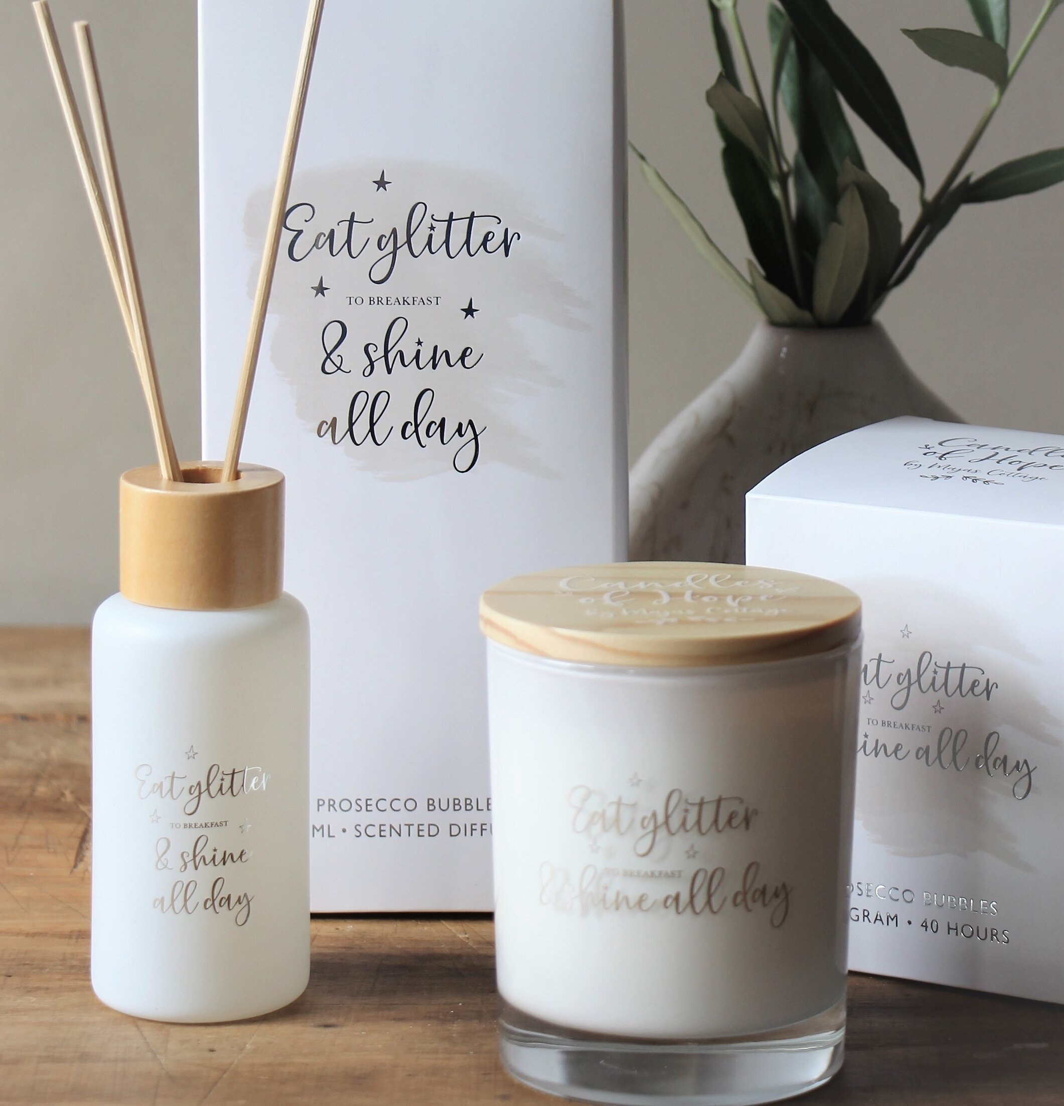 Doftpinnar Eat Glitter - Prosecco Bubbles från Majas Cottage