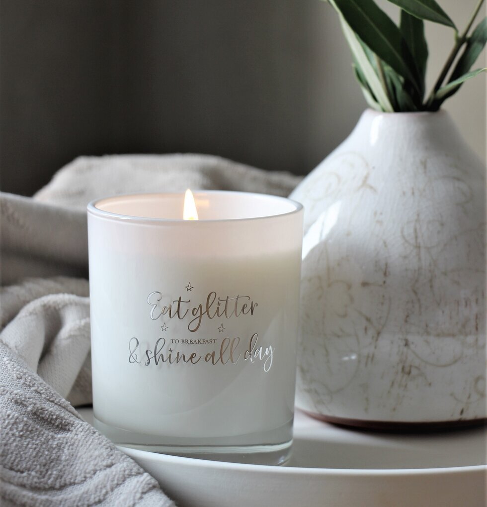 Doftljus Eat Glitter - Prosecco Bubbles från Majas Cottage