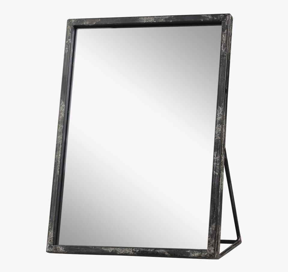 Spegel Factory Antiksvart från Chic Antique med antik finish