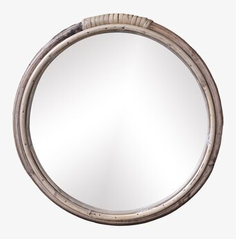 Spegel Med Bamburam Chic Antique Speglar Väggspeglar Stående speglar