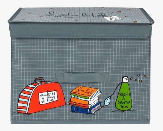 Förvaringsbox L'étoilette från Derriére la porte, grå