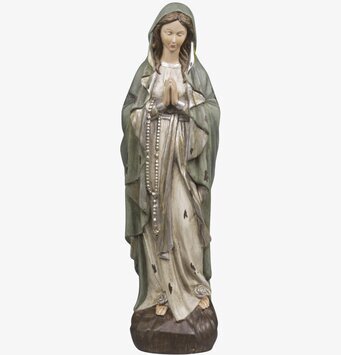 Madonna Med Rosenkrans från Chic Antique, detaljrik statyett