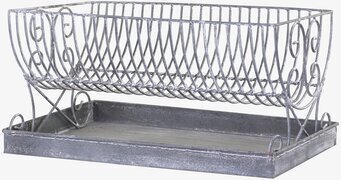 Diskställ Antik Zink från Chic Antique med rustik prägel