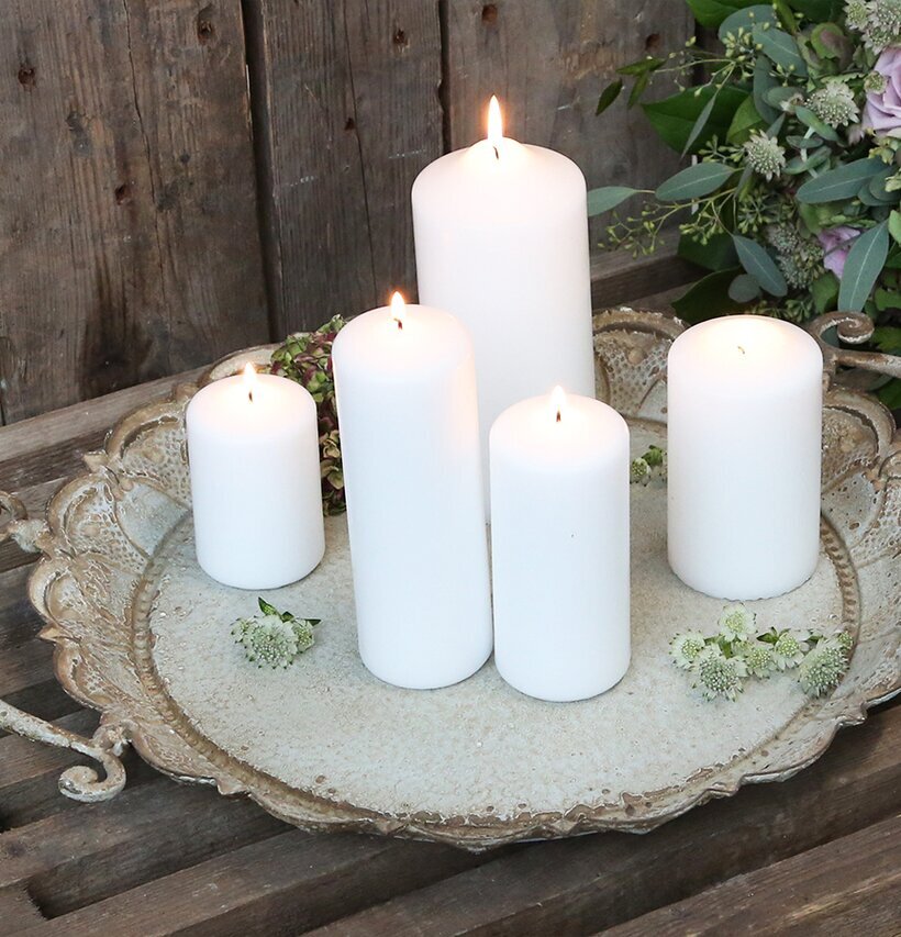 Franskt Fat M. Rosendekor från Chic Antique på träyta