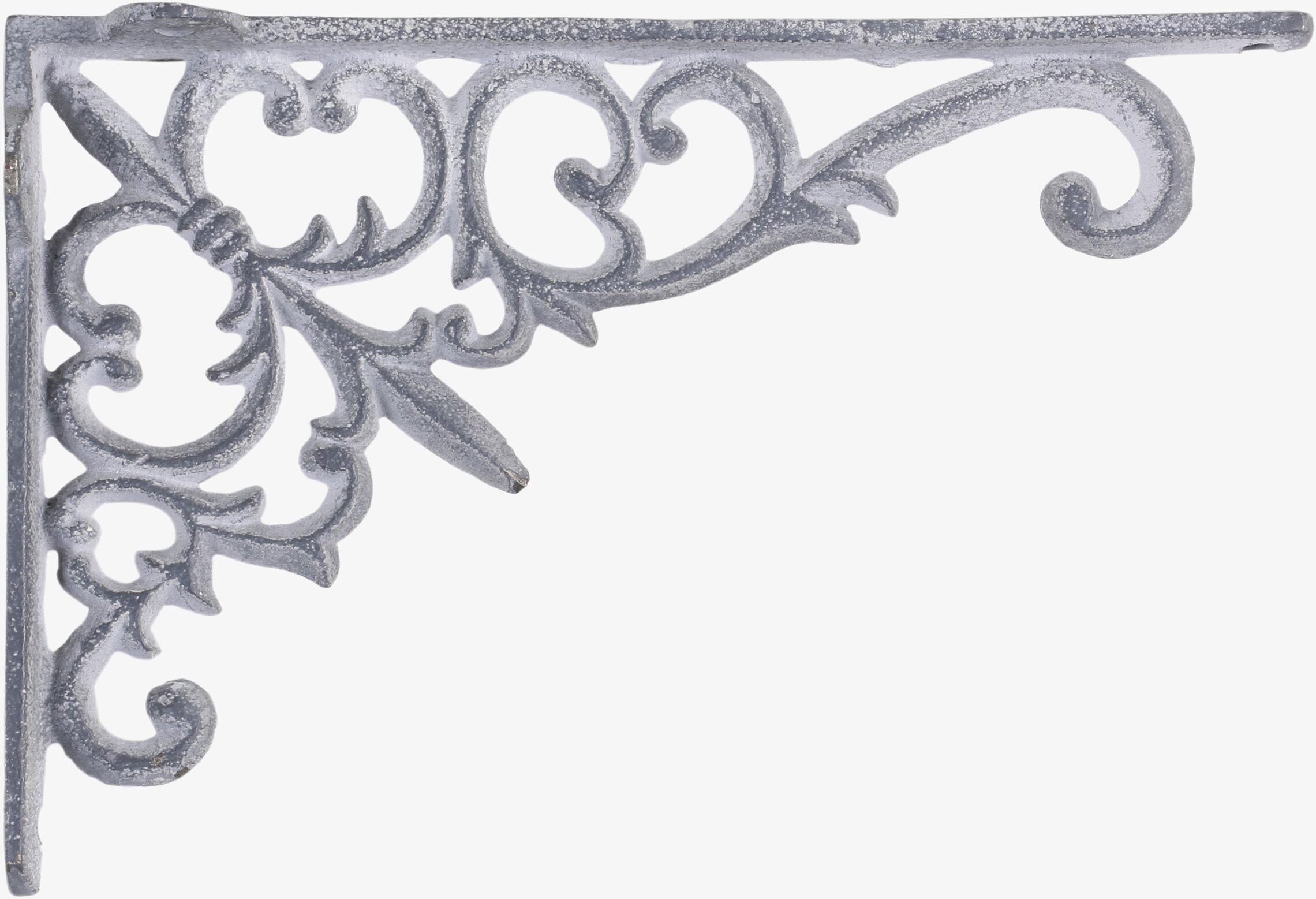 Hyllkonsol Antik Grå från Chic Antique med intrikat mönster