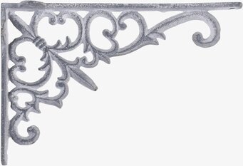 Hyllkonsol Antik Grå från Chic Antique med intrikat mönster