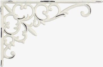 Hyllkonsol Antik Creme från Chic Antique mot vit bakgrund