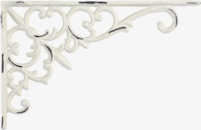 Hyllkonsol Antik Creme från Chic Antique mot vit bakgrund