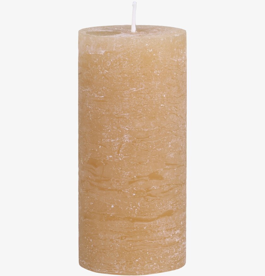 Blockljus Rustik Honung från Chic Antique med rustik yta