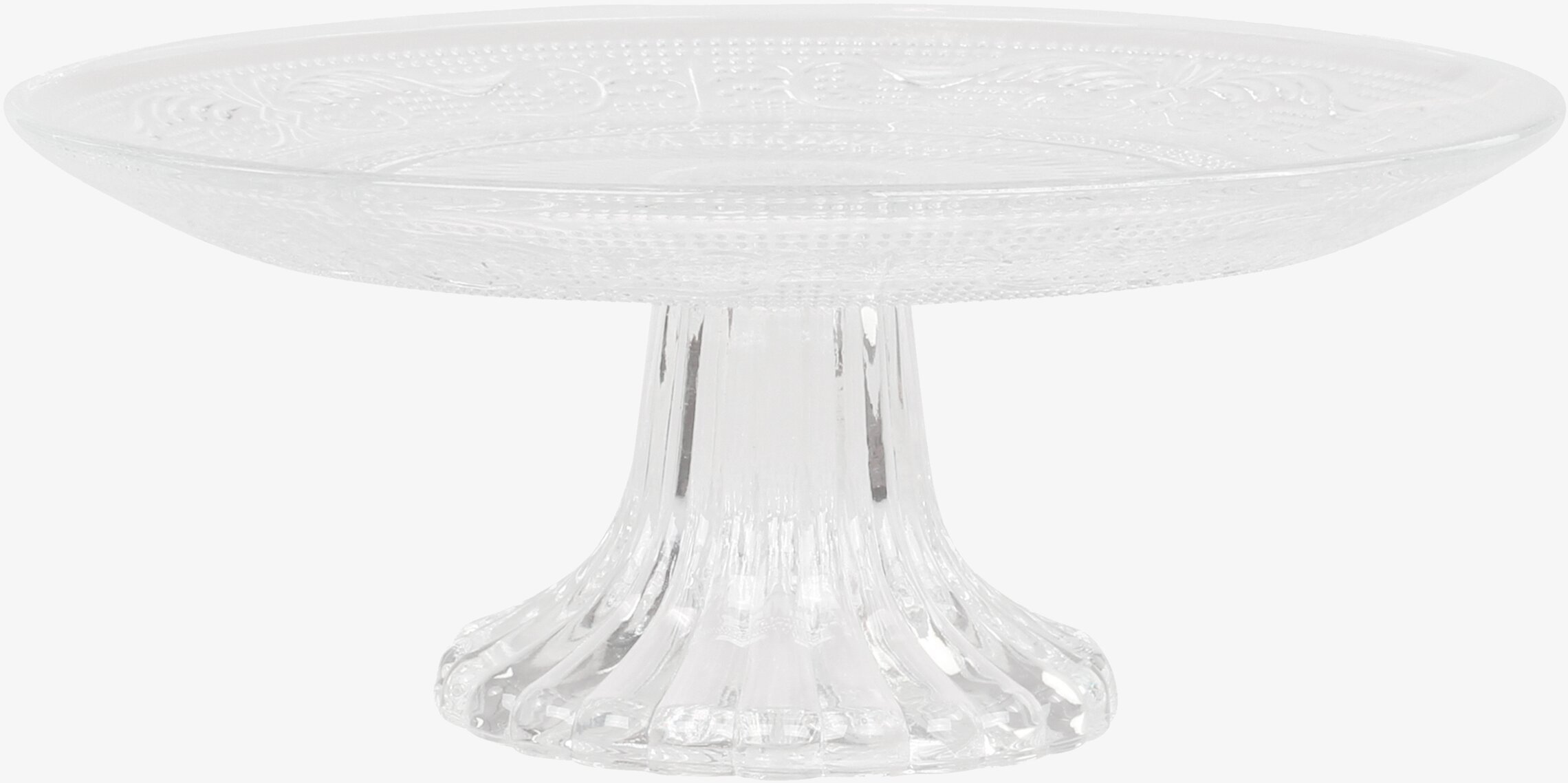 Kakfat Glas Med Mönster från Chic Antique på neutral bakgrund