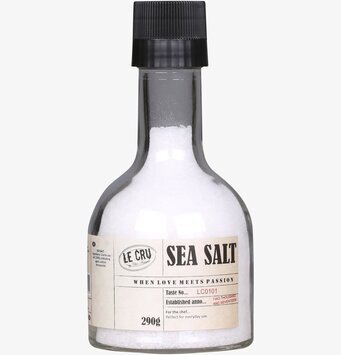 LE CRU Havssalt Kvarn från Le Cru i elegant glasförpackning