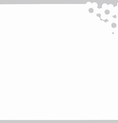 Plasttablett Cutout Blomster från Dixie på ljusgrå yta