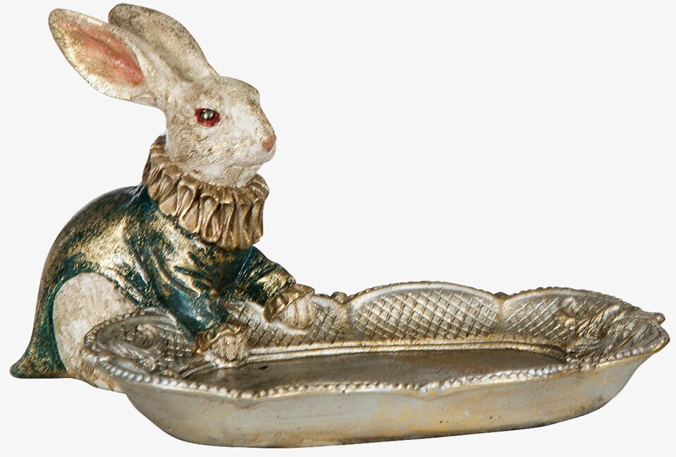 Kanin Fat Mörkgrön från A Lot Decoration, detaljerad design