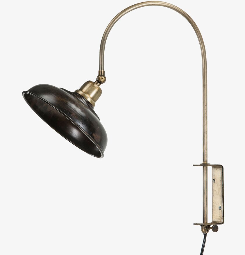 Vägglampa Noa Antik Brun från A Lot Decoration i metall