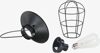 Lampa Solcell LED Fot Rund från A Lot Decoration