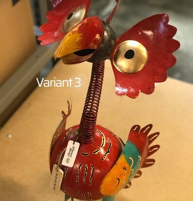 Fågel Plåt 60 Cm från Different Design i färgglad metall