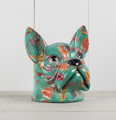 Hund Fransk Bulldog från Multi Agentur, färgglad prydnad