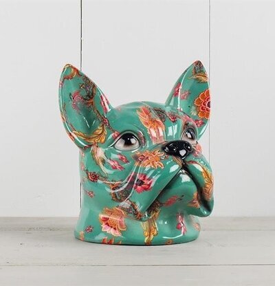 Hund Fransk Bulldog från Multi Agentur, färgglad prydnad