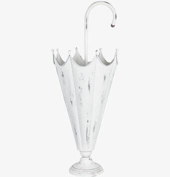 Paraplyställ Metall Vit från A Lot Decoration i vit metall