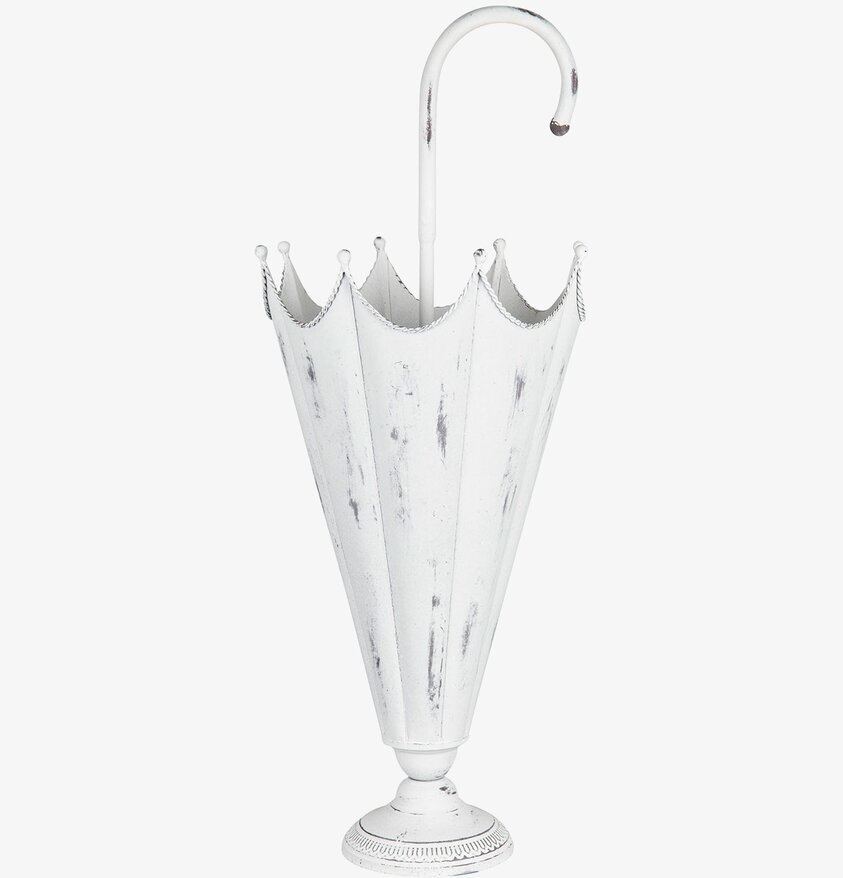 Paraplyställ Metall Vit från A Lot Decoration i vit metall