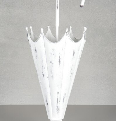 Paraplyställ Metall Vit från A Lot Decoration i vit metall