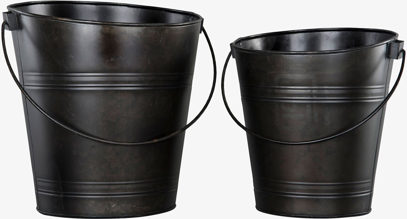 Hink Matt Svart från A Lot Decoration i två storlekar