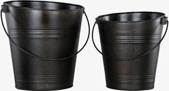 Hink Matt Svart från A Lot Decoration i två storlekar