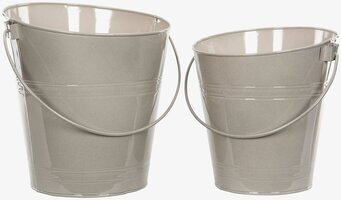 Hink Emalj Sand från A Lot Decoration i två storlekar