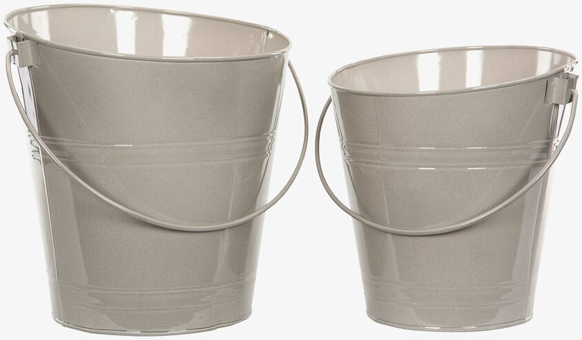 Hink Emalj Sand från A Lot Decoration i två storlekar