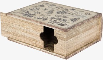 Vinbox Boklåda Botany från A Lot Decoration i trädesign