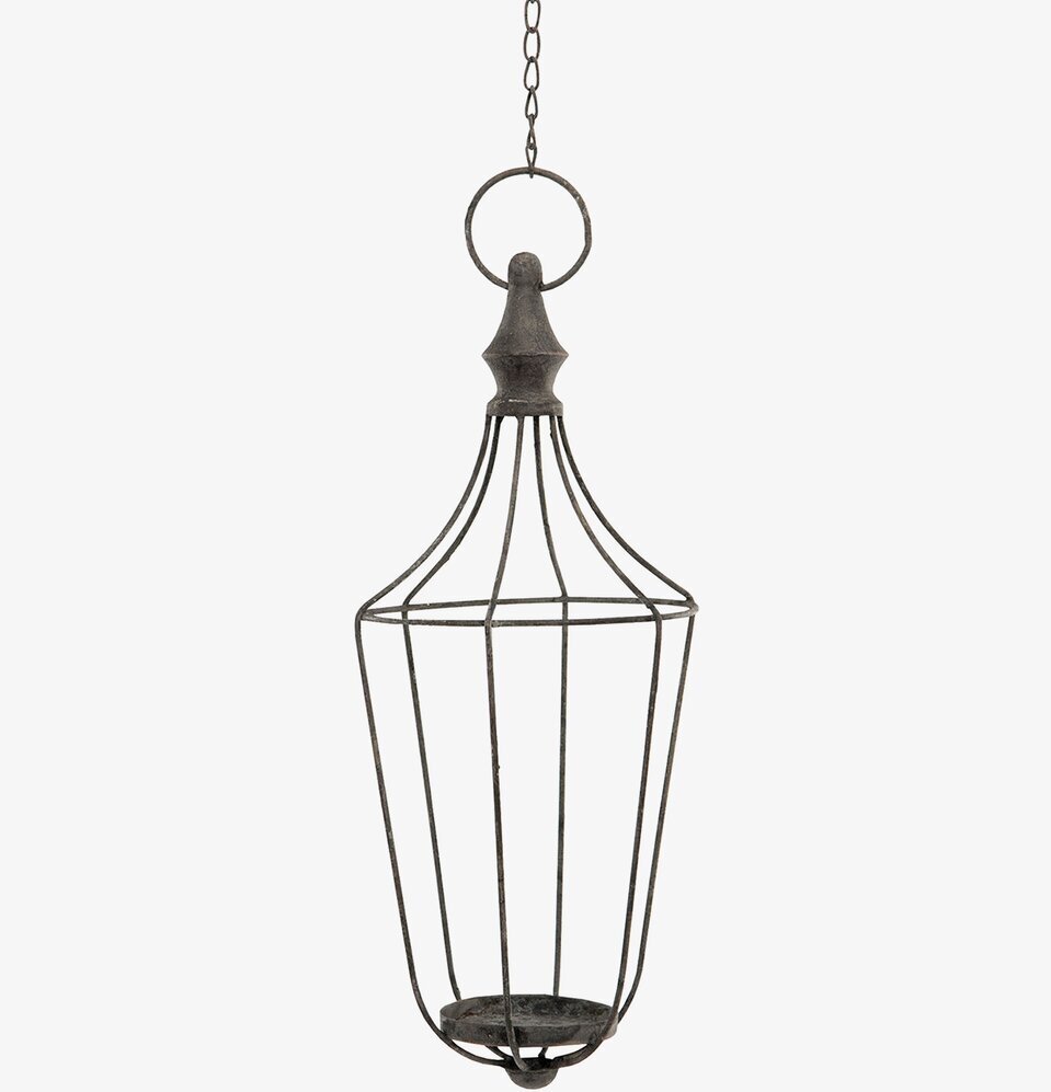 Ljushållare Inkl Kedja Grå 16x38 Cm från A Lot Decoration