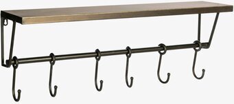 Hatthylla Antik Mässing från A Lot Decoration med krokar