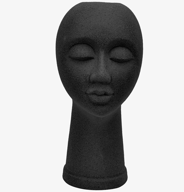 Vas Sandy 27 Cm från Mr Plant med skulpterat huvud