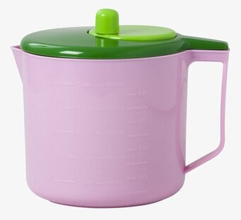 Salladsslunga Rosa från Rice med rosa bas och grönt lock