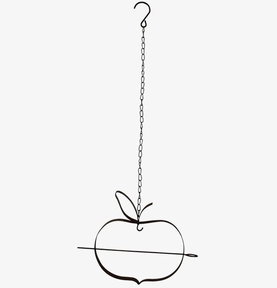 Fågelmatare Äpple från Eldgarden i metall med äppeldesign