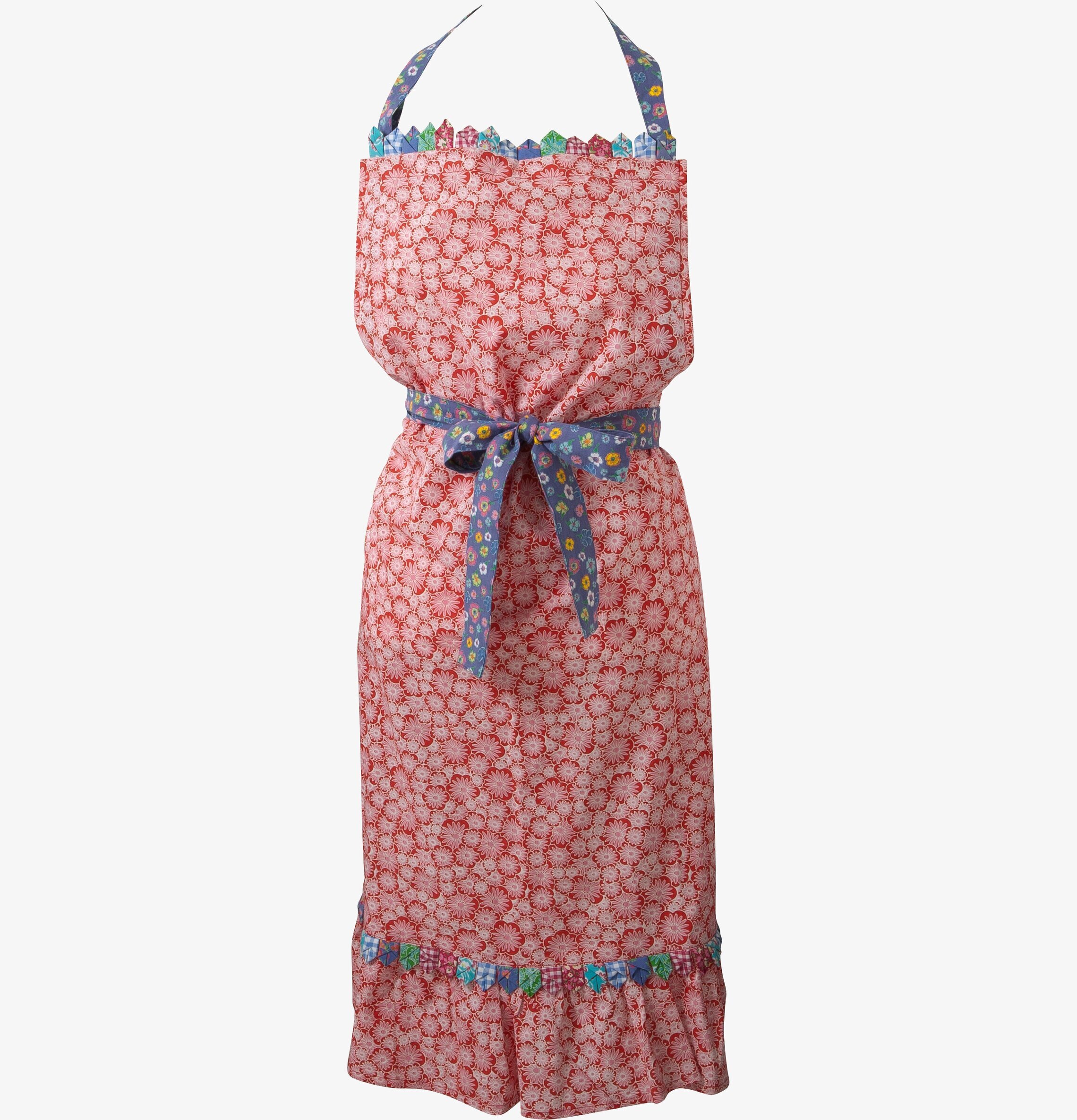 Förkläde Origami från Rice med färgglad blommig design